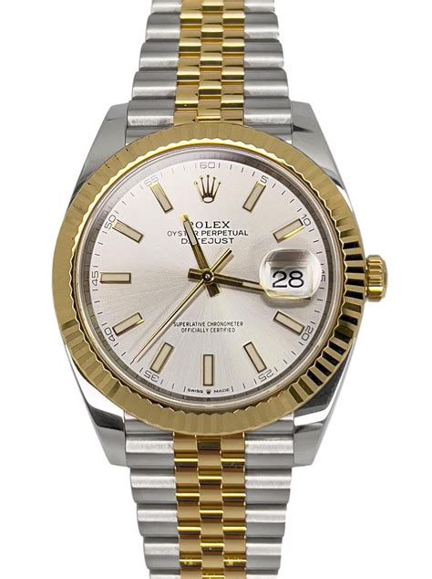 rolex datejust two tone roman numerals|rolex datejust 41mm roman numeral.